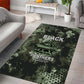 761st Tank Battalion Black Panthers Area Rug WWII Military Camouflage - African Pride