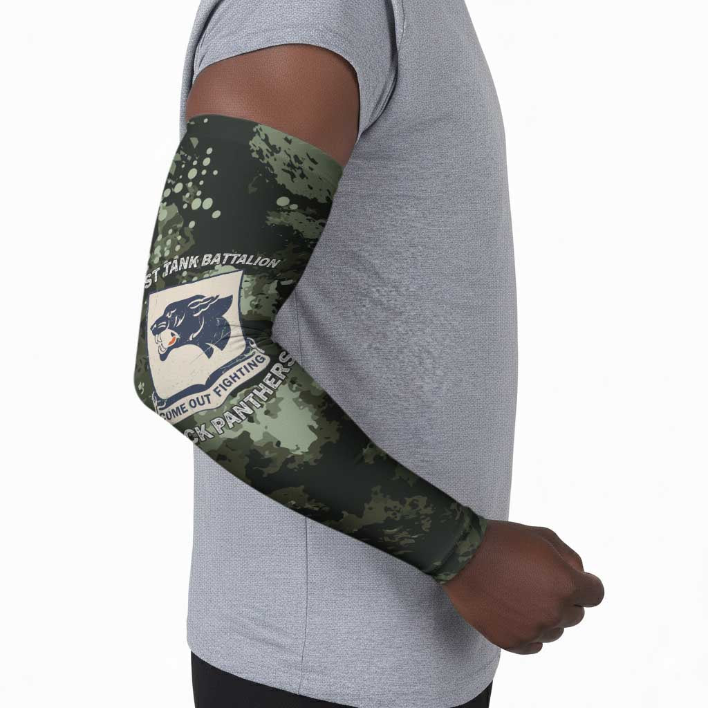 761st Tank Battalion Black Panthers Arm Sleeves WWII Military Camouflage - African Pride