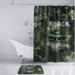 761st Tank Battalion Black Panthers Bathroom Set WWII Military Camouflage - African Pride