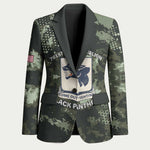 761st Tank Battalion Black Panthers Blazer WWII Military Camouflage - African Pride