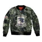 761st Tank Battalion Black Panthers Bomber Jacket WWII Military Camouflage - African Pride