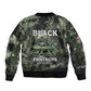 761st Tank Battalion Black Panthers Bomber Jacket WWII Military Camouflage - African Pride