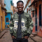 761st Tank Battalion Black Panthers Bomber Jacket WWII Military Camouflage - African Pride