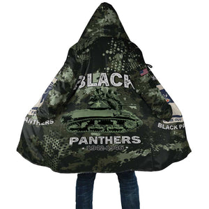 761st Tank Battalion Black Panthers Cloak WWII Military Camouflage - African Pride