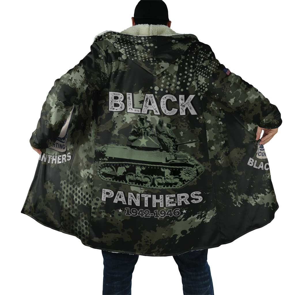 761st Tank Battalion Black Panthers Cloak WWII Military Camouflage - African Pride
