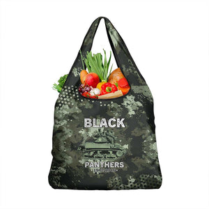 761st Tank Battalion Black Panthers Grocery Bag WWII Military Camouflage - African Pride