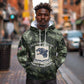 761st Tank Battalion Black Panthers Hoodie WWII Military Camouflage - African Pride