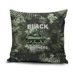 761st Tank Battalion Black Panthers Pillow Cover WWII Military Camouflage - African Pride