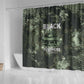 761st Tank Battalion Black Panthers Shower Curtain WWII Military Camouflage - African Pride