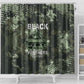 761st Tank Battalion Black Panthers Shower Curtain WWII Military Camouflage - African Pride