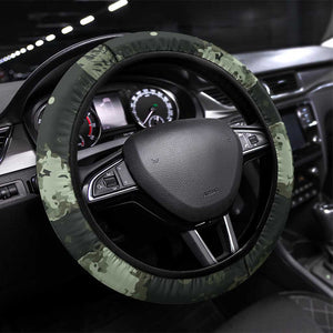 761st Tank Battalion Black Panthers Steering Wheel Cover WWII Military Camouflage - African Pride