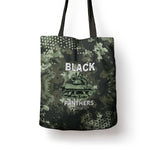 761st Tank Battalion Black Panthers Tote Bag WWII Military Camouflage - African Pride