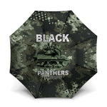 761st Tank Battalion Black Panthers Umbrella WWII Military Camouflage - African Pride