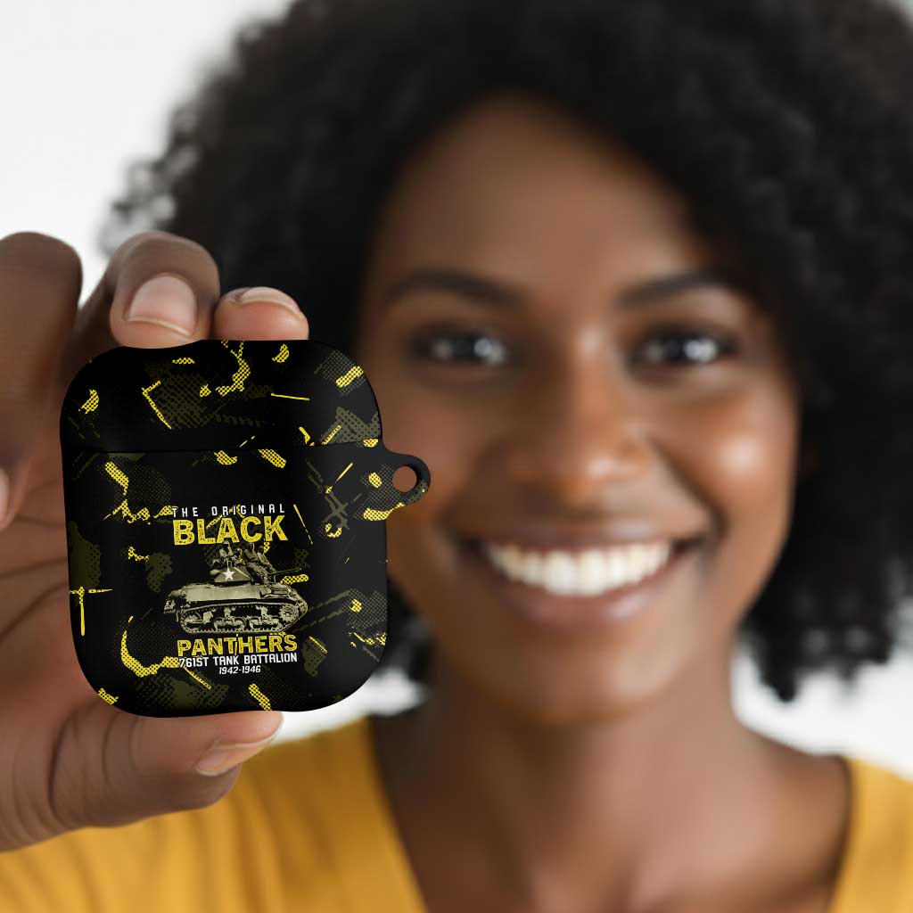 The Original Black Panthers 761st Tank Battalion AirPods Case African American Heroes - African Pride