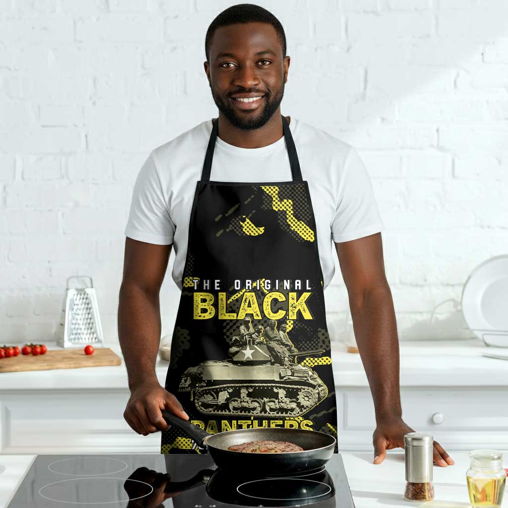 The Original Black Panthers 761st Tank Battalion Apron African American Heroes - African Pride