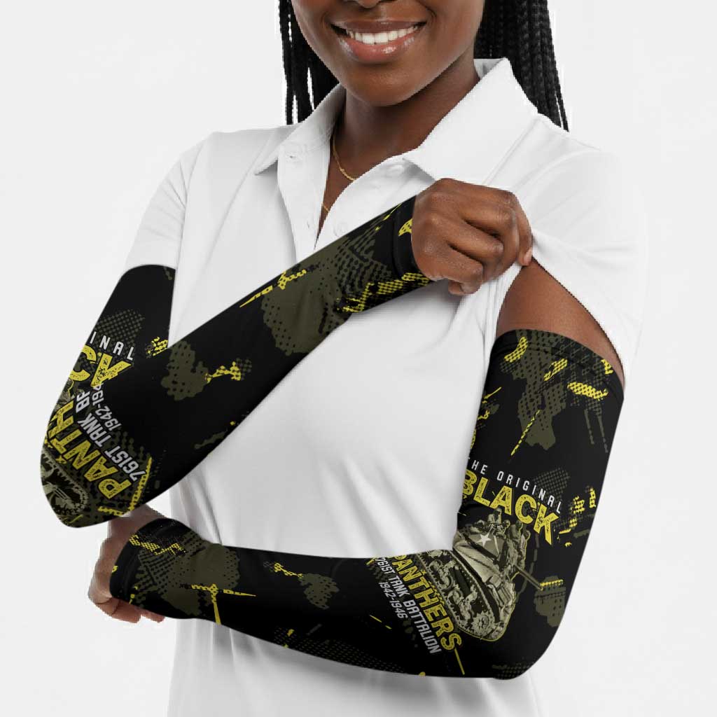 The Original Black Panthers 761st Tank Battalion Arm Sleeves African American Heroes - African Pride