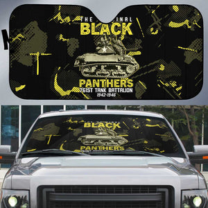 The Original Black Panthers 761st Tank Battalion Auto Sun Shade African American Heroes - African Pride