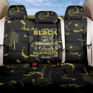 The Original Black Panthers 761st Tank Battalion Back Car Seat Cover African American Heroes - African Pride