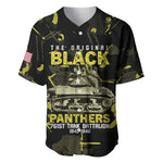 The Original Black Panthers 761st Tank Battalion Baseball Jersey African American Heroes - African Pride