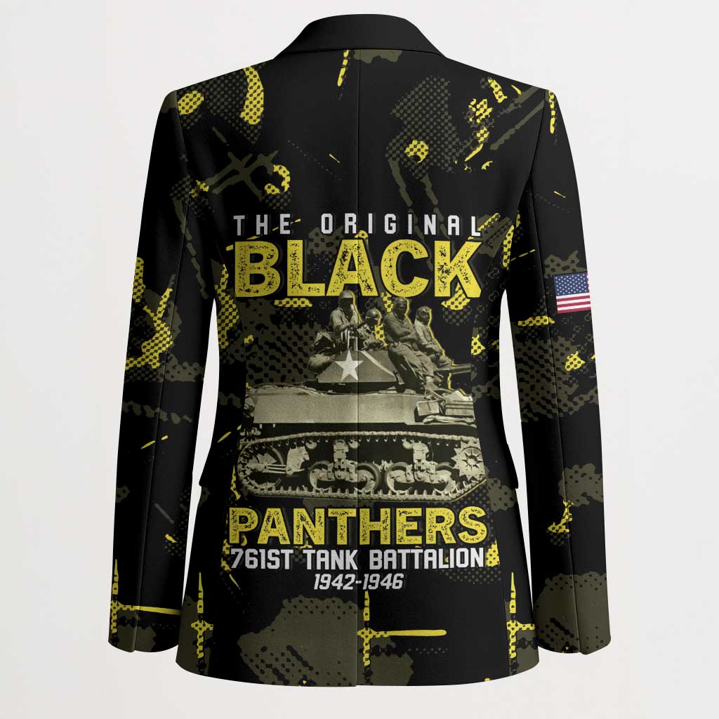 The Original Black Panthers 761st Tank Battalion Blazer African American Heroes - African Pride