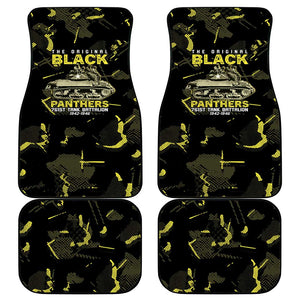 The Original Black Panthers 761st Tank Battalion Car Mats African American Heroes - African Pride