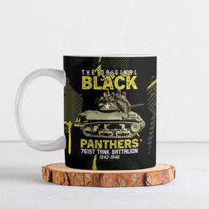 The Original Black Panthers 761st Tank Battalion Ceramic Mug African American Heroes - African Pride