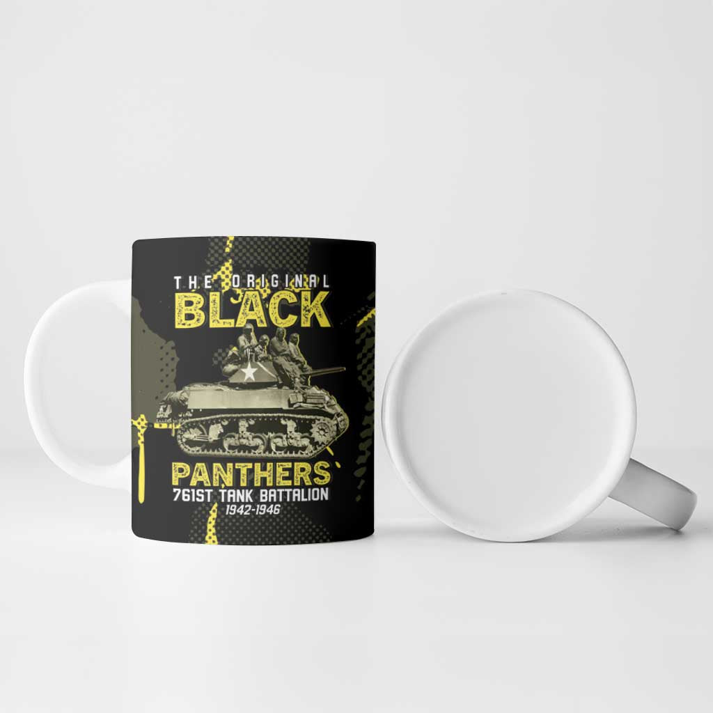 The Original Black Panthers 761st Tank Battalion Ceramic Mug African American Heroes - African Pride