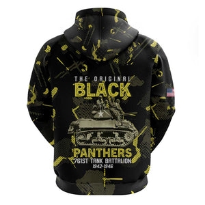 The Original Black Panthers 761st Tank Battalion Hoodie African American Heroes - African Pride