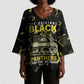 The Original Black Panthers 761st Tank Battalion Kimono Sleeve Blouse African American Heroes - African Pride
