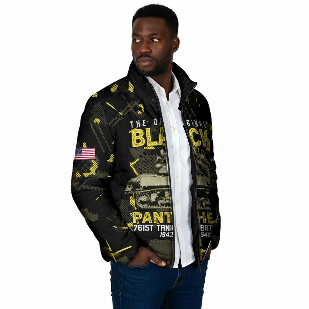 The Original Black Panthers 761st Tank Battalion Padded Jacket African American Heroes - African Pride