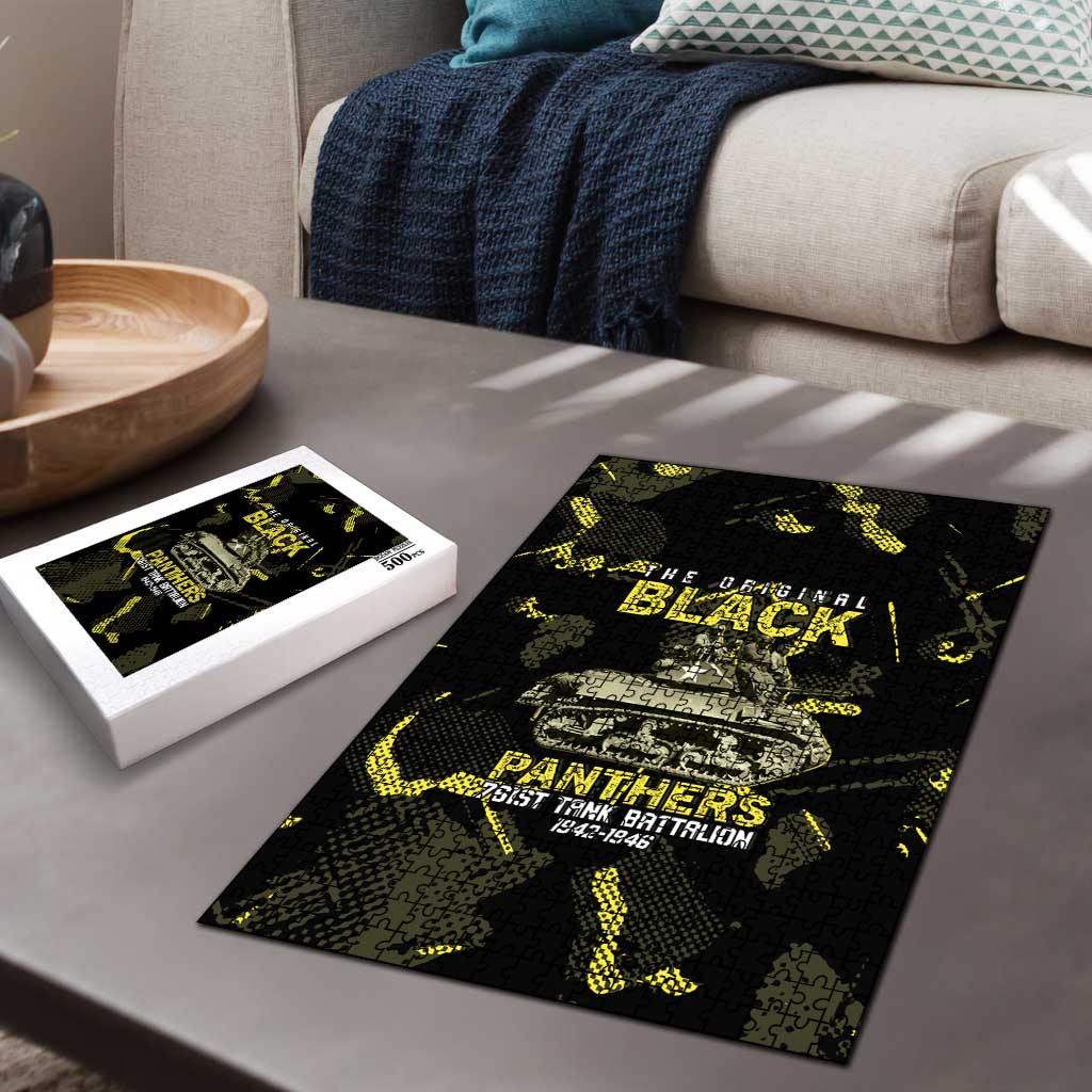 The Original Black Panthers 761st Tank Battalion Puzzle African American Heroes - African Pride