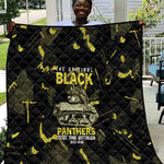 The Original Black Panthers 761st Tank Battalion Quilt African American Heroes - African Pride