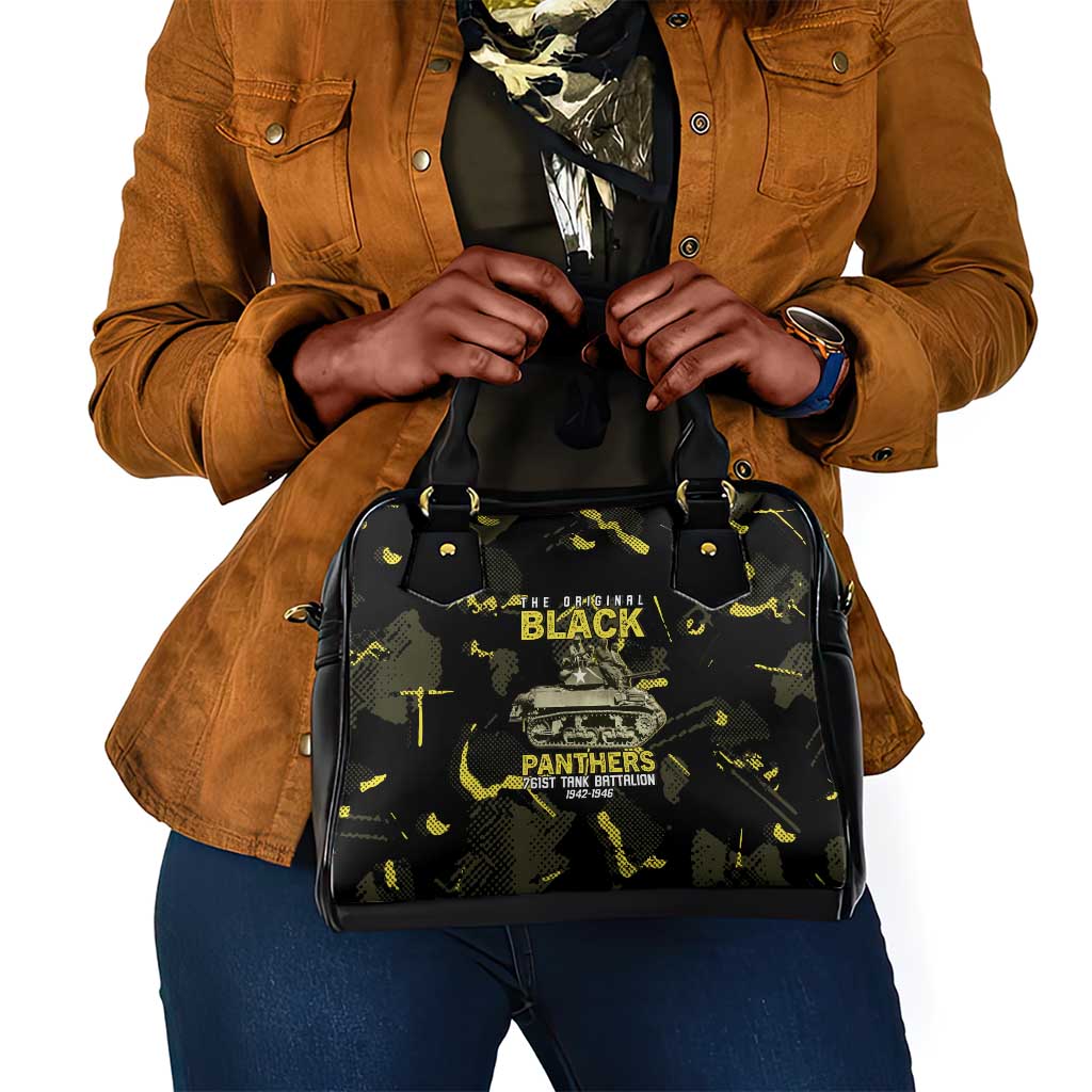 The Original Black Panthers 761st Tank Battalion Shoulder Handbag African American Heroes - African Pride