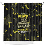 The Original Black Panthers 761st Tank Battalion Shower Curtain African American Heroes - African Pride
