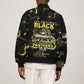 The Original Black Panthers 761st Tank Battalion Sleeve Zip Bomber Jacket African American Heroes - African Pride