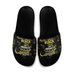 The Original Black Panthers 761st Tank Battalion Slide Sandals African American Heroes - African Pride