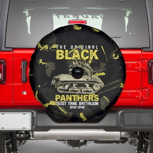 The Original Black Panthers 761st Tank Battalion Spare Tire Cover African American Heroes - African Pride