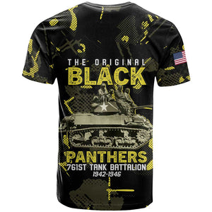 The Original Black Panthers 761st Tank Battalion T shirt African American Heroes - African Pride