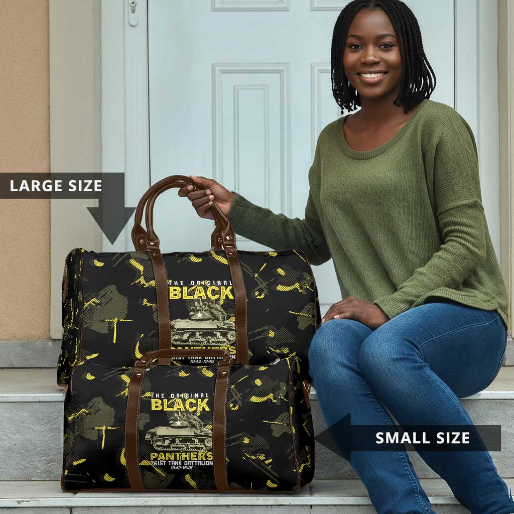 The Original Black Panthers 761st Tank Battalion Travel Bag African American Heroes - African Pride