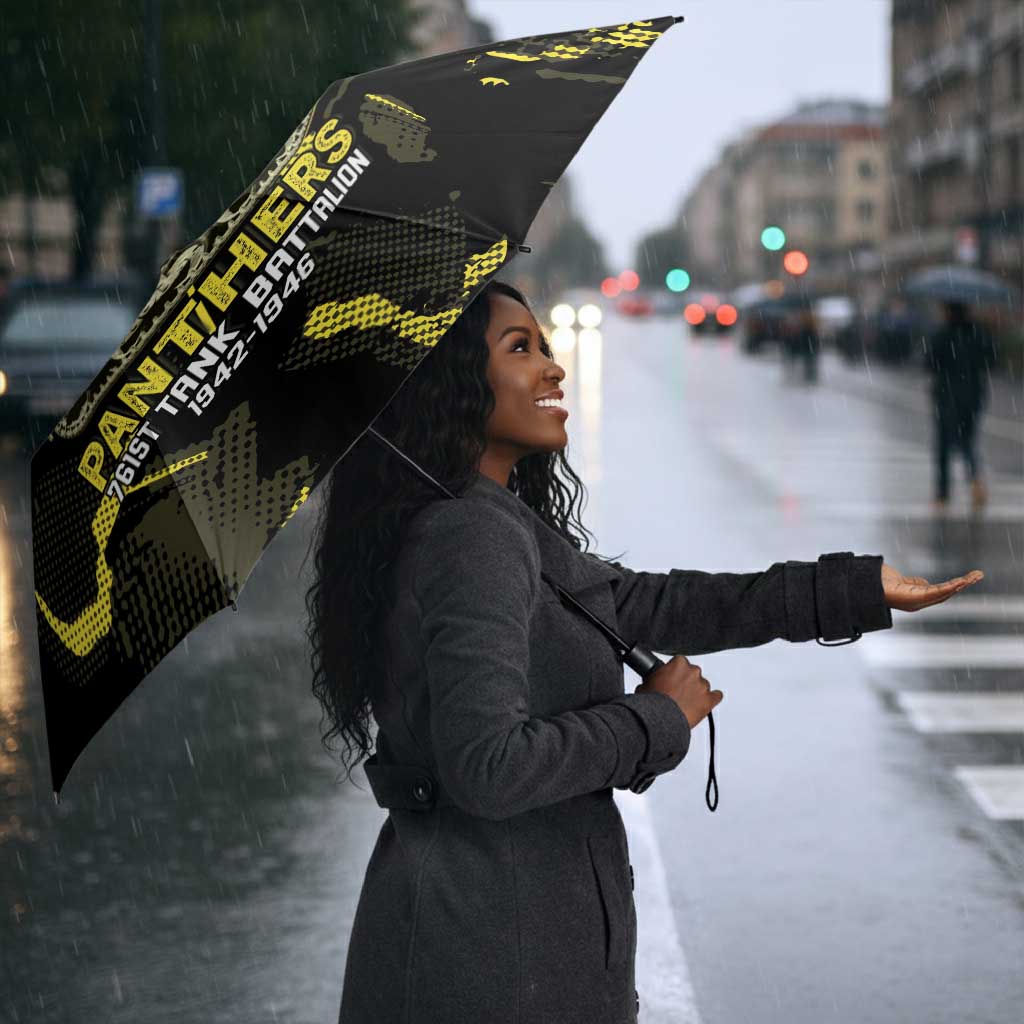 The Original Black Panthers 761st Tank Battalion Umbrella African American Heroes - African Pride