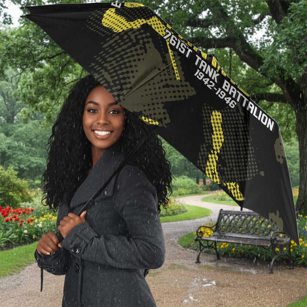 The Original Black Panthers 761st Tank Battalion Umbrella African American Heroes - African Pride