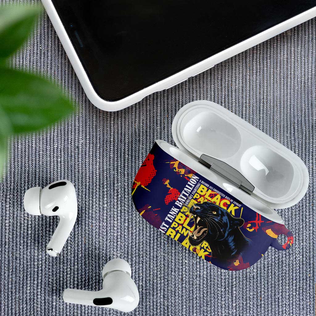 761st Tank Battalion Black Panthers AirPods Case Legendary African American WWII - African Pride