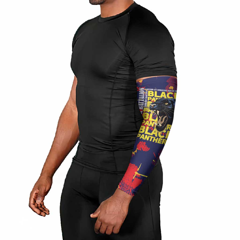 761st Tank Battalion Black Panthers Arm Sleeves Legendary African American WWII - African Pride