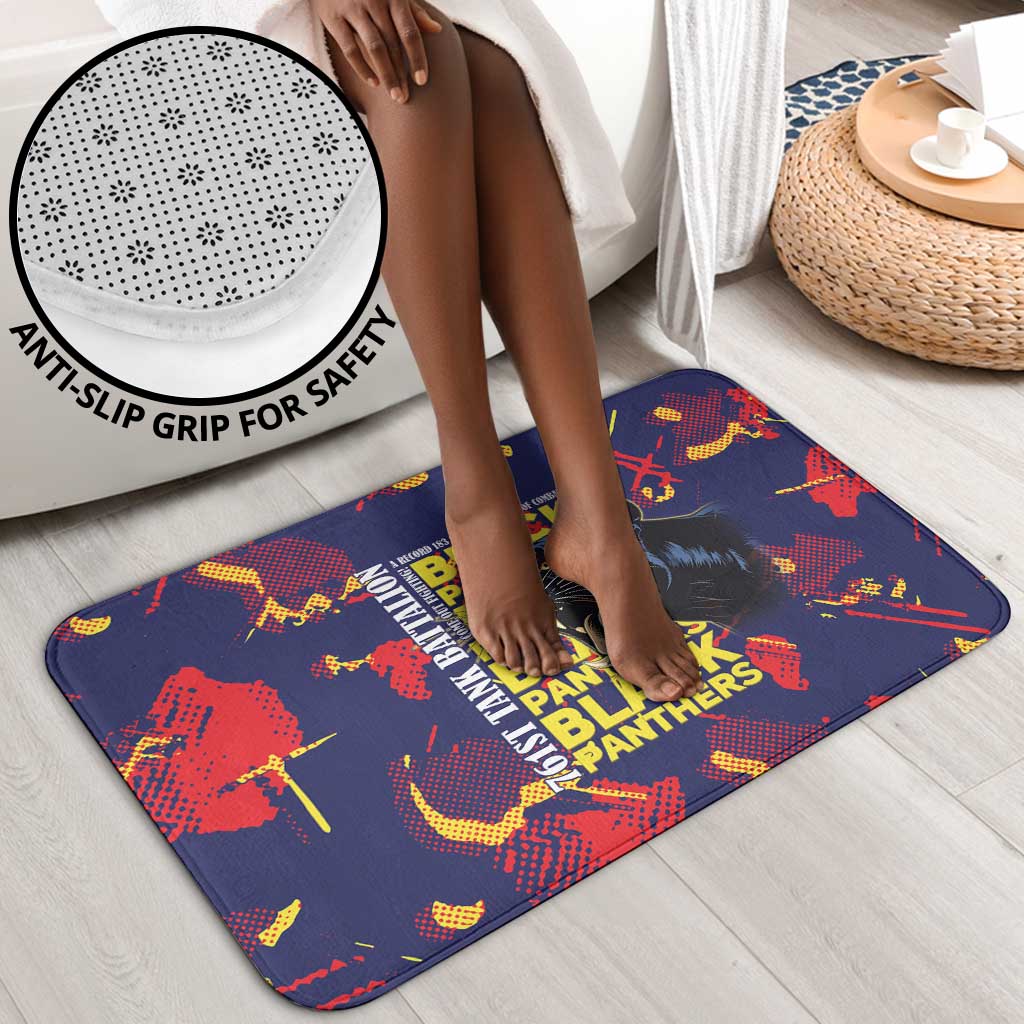 761st Tank Battalion Black Panthers Bathroom Set Legendary African American WWII - African Pride
