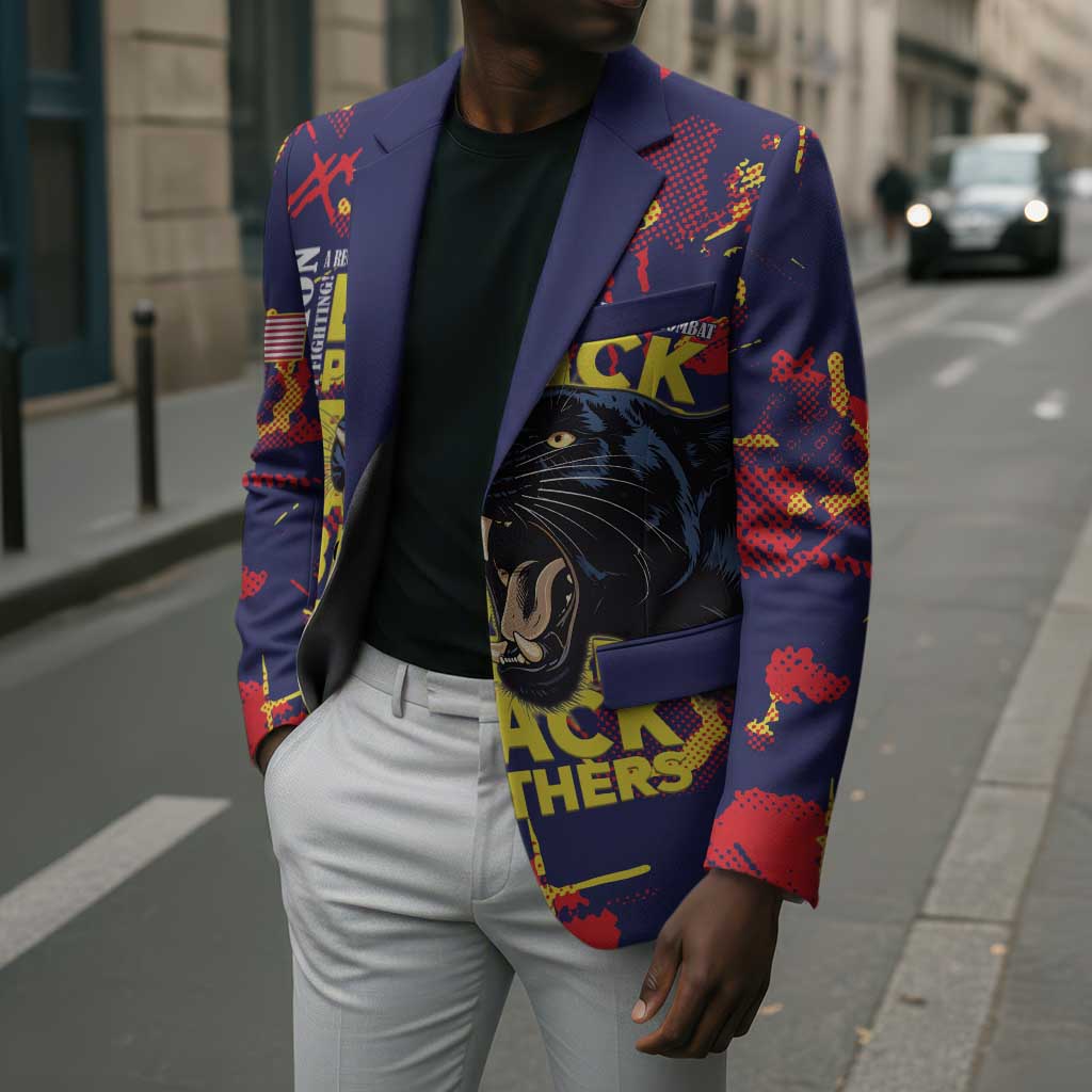 761st Tank Battalion Black Panthers Blazer Legendary African American WWII - African Pride