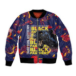 761st Tank Battalion Black Panthers Bomber Jacket Legendary African American WWII - African Pride