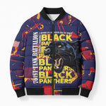 761st Tank Battalion Black Panthers Bomber Puffer Jacket Legendary African American WWII - African Pride