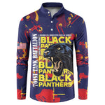 761st Tank Battalion Black Panthers Button Sweatshirt Legendary African American WWII