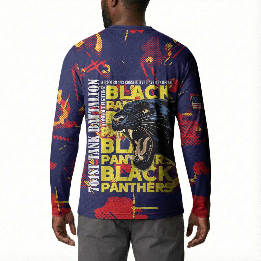 761st Tank Battalion Black Panthers Button Sweatshirt Legendary African American WWII