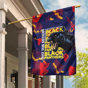 761st Tank Battalion Black Panthers Garden Flag Legendary African American WWII - African Pride